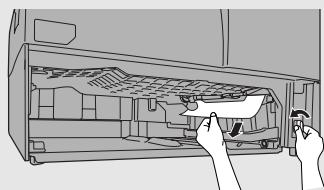 SHARP FO-5900SE - If you have a paper cassette and the display still indicates that paper is jammed, pull out the cassette and remove the jammed paper. - 1