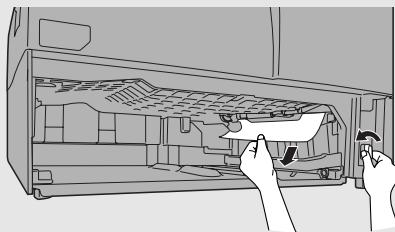 SHARP FO-4400 - If you have a paper cassette and the display still indicates that paper is jammed, pull out the cassette and remove the jammed paper. - 1