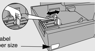 SHARP FO-4400 - Loading paper in the paper tray - 3