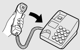 SHARP FO-4400 - Using MANUAL Reception Mode - 2