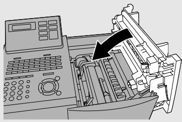 SHARP FO-4400 - Close the print compartment cover. - 1