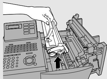 SHARP FO-4400 - If you are replacing the toner cartridge, remove the old cartridge and dispose of it according to local regulations. - 1