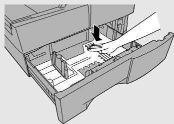 SHARP FO-4400 - Push the pressure plate down until it locks into position. - 1
