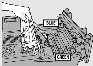 SHARP FO-4400 - Replace the toner cartridge and then close the print compartment cover. - 1