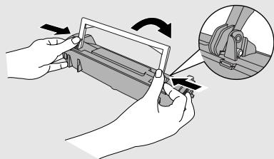 SHARP FO-4400 - If you are replacing the toner cartridge, remove the old cartridge and dispose of it according to local regulations. - 2