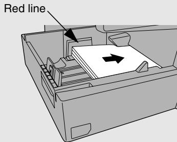 SHARP FO-4400 - Loading paper in the paper tray - 2