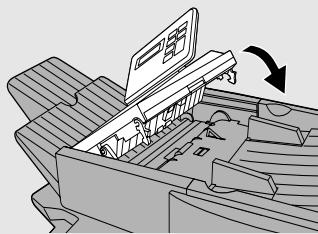 SHARP FO-4400 - Close the operation panel, making sure it clicks into place. - 1
