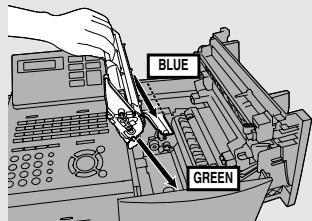 SHARP FO-4400 - Replace the drum cartridge. - 1
