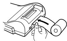 SHARP EL-1801C - CAMBIO DEL ROLLO DEL PAPEL - 2