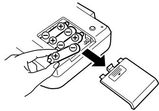 SHARP EL-1801C - BATTERY REPLACEMENT - 1