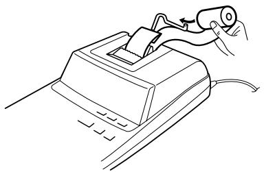 SHARP EL-2607P - PAPIERROL VERVANGEN - 3