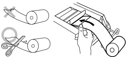 SHARP EL-2607P - REMPLACEMENT DU ROULEAU DE PAPIER - 1
