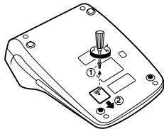SHARP EL-2910R - Tid for batterbyte - 1