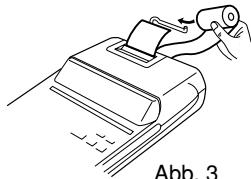 SHARP EL-2910R - AUSTAUSCH DER PAPIERROLLE - 4