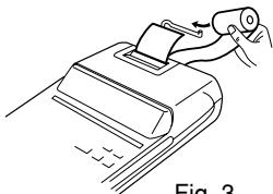 SHARP EL-2910R - PAPER ROLL REPLACEMENT - 4