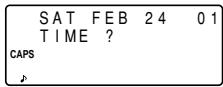 SHARP EL-6850/6890 - Entering the desired date in Calendar mode - 1