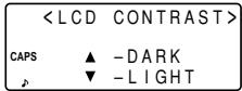 SHARP EL-6850/6890 - Adjusting the LCD Contrast - 1