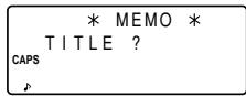 SHARP EL-6850/6890 - Storing Memo Listings - 1