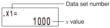 SHARP EL-738 - Entering statistical data - 1