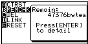 SHARP EL-9900 - Checking the memory usage - 1