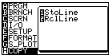 SHARP EL-9900 - H COPY menu PRGM H - 1