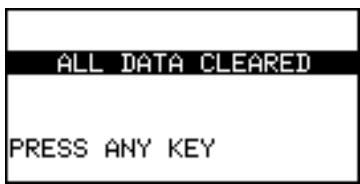 SHARP EL-9900 - Selecting the RESET within the OPTION menu - 4