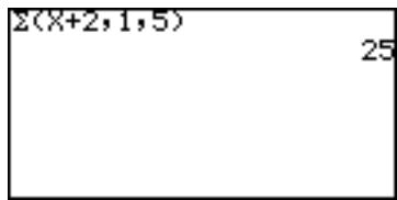 SHARP EL-9900 - (expression, initial value, end value [, increment]) - 1