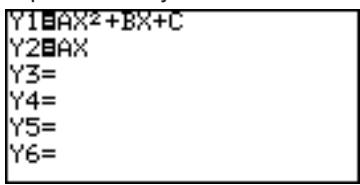 SHARP EL-9900 - Equation Entry screen - 1