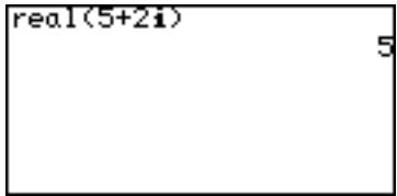 SHARP EL-9900 - real( real(complex number) - 1