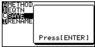 SHARP EL-9900 - Saving/Renaming Equations for Later Use - 1