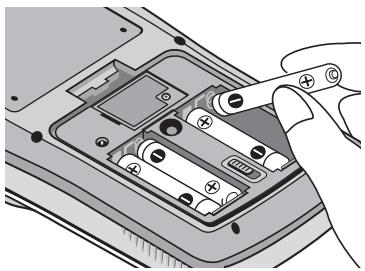 SHARP EL-9900 - Precautions for handling batteries - 2