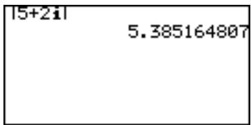 SHARP EL-9900 - abs( abs(complex number) - 1