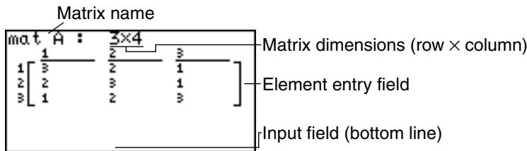 SHARP EL-9900 - Entering and Viewing a Matrix - 1