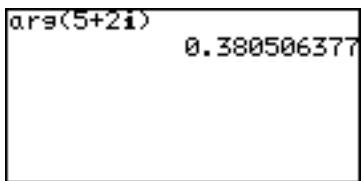 SHARP EL-9900 - arg( arg(complex number) - 1