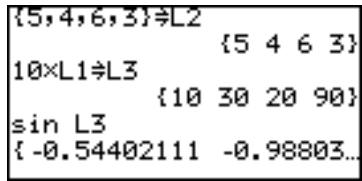 SHARP EL-9900 - Normal List Operations - 2