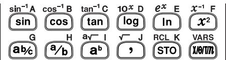 SHARP EL-9900 - Math Function Keys - 2