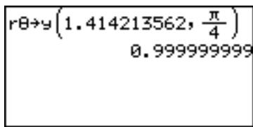 SHARP EL-9900 - r  y(r coordinate,  coordinate) - 1