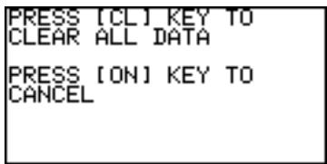 SHARP EL-9900 - Selecting the RESET within the OPTION menu - 3