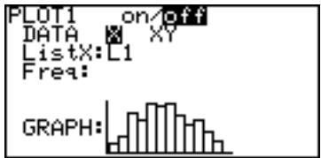 SHARP EL-9900 - Graphing the statistical data (Histogram) - 1
