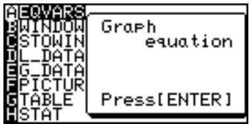 SHARP EL-9900 - VARS menu - 1