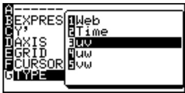 SHARP EL-9900 - Example 2: Phase-based Graphing (uv) - 1
