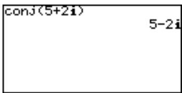 SHARP EL-9900 - conj( conj(complex number) - 1