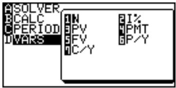 SHARP EL-9900 - VARS Menu - 1