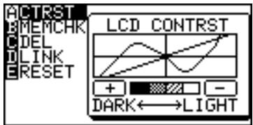 SHARP EL-9900 - Adjusting display contrast - 1