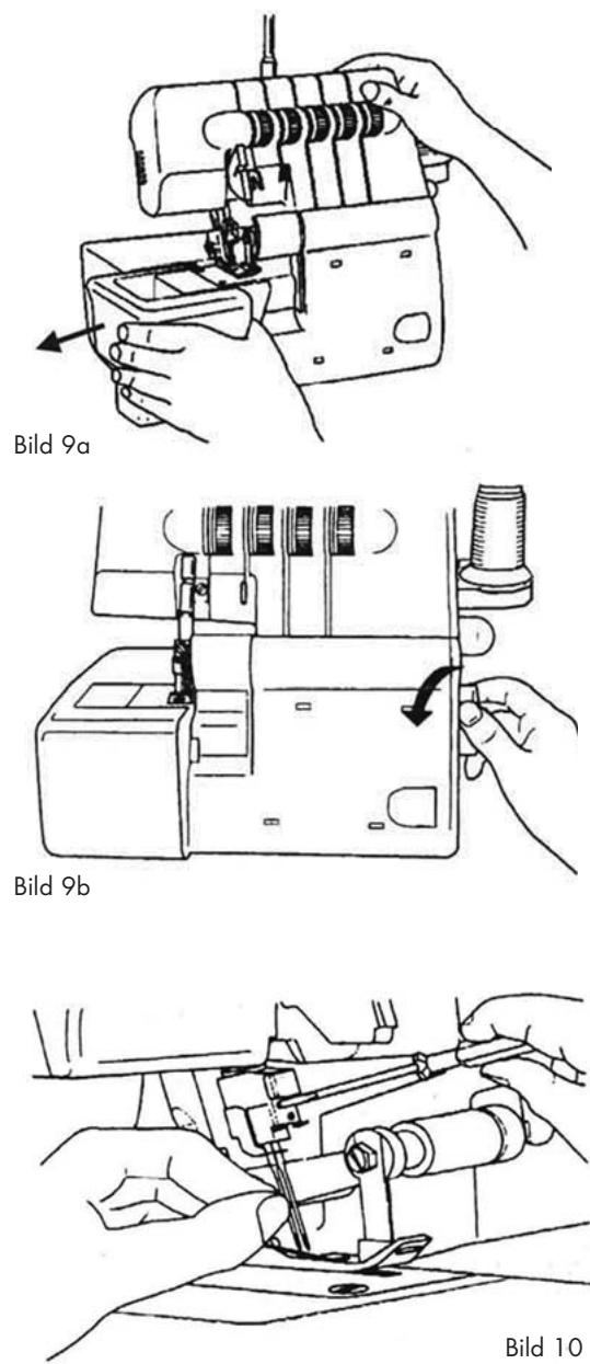 SILVERCREST SON 90 A1 OVERLOCK SEWING MACHINE - Ställa in trådhållaren - 1