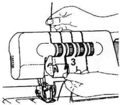 SILVERCREST SON 90 A1 OVERLOCK SEWING MACHINE - i Ohje: - 3