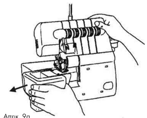 SILVERCREST SON 90 A1 OVERLOCK SEWING MACHINE - Ρύθμιση του δέντρου νήματος - 1