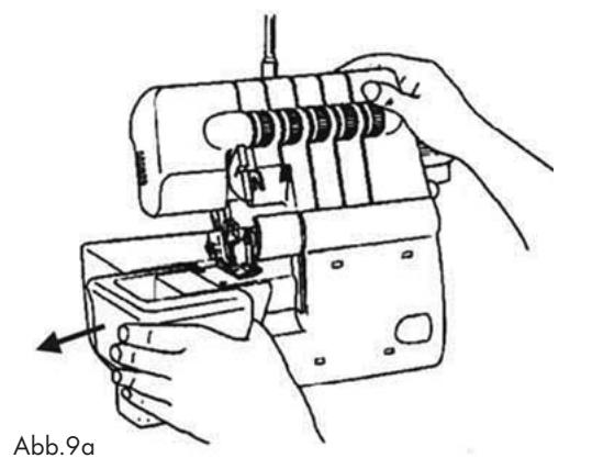 SILVERCREST SON 90 A1 OVERLOCK SEWING MACHINE - Einstellung des Fadenbaums - 1