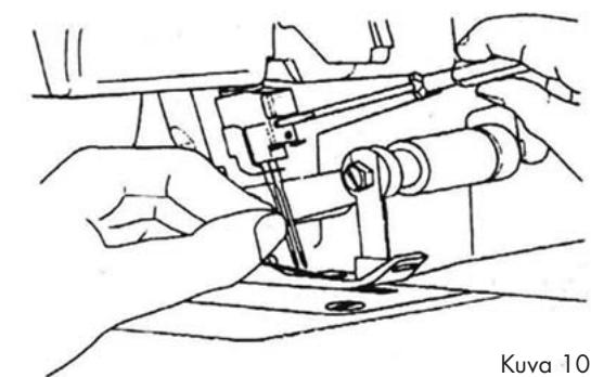 SILVERCREST SON 90 A1 OVERLOCK SEWING MACHINE - Lankatelineen säätö - 3
