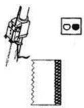 SILVERCREST SON 90 A1 OVERLOCK SEWING MACHINE - Needle Information - 1